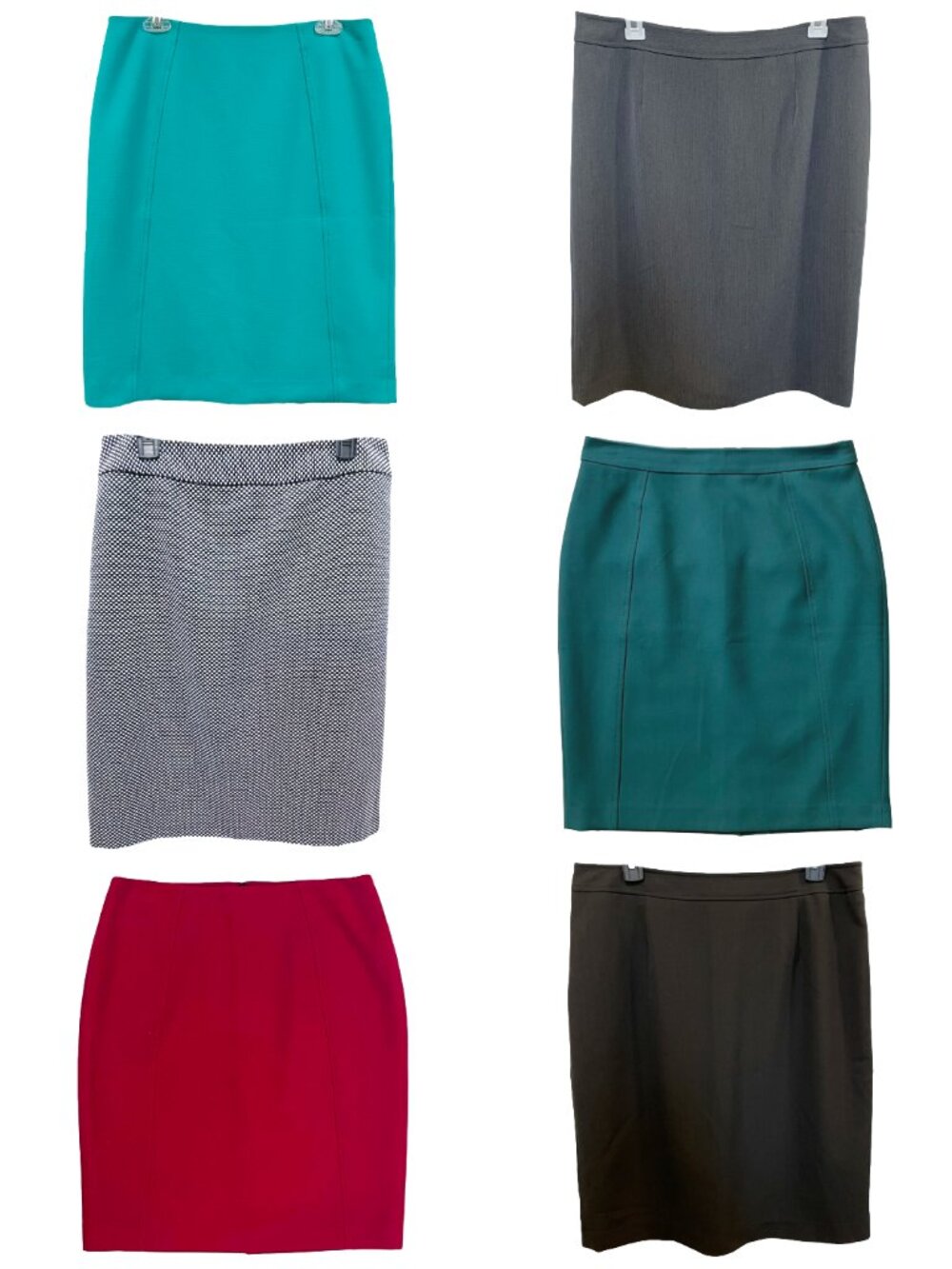 Pencil Skirt Lot Size 10 6-Piece Workwear Halogen Atelier Jones New York